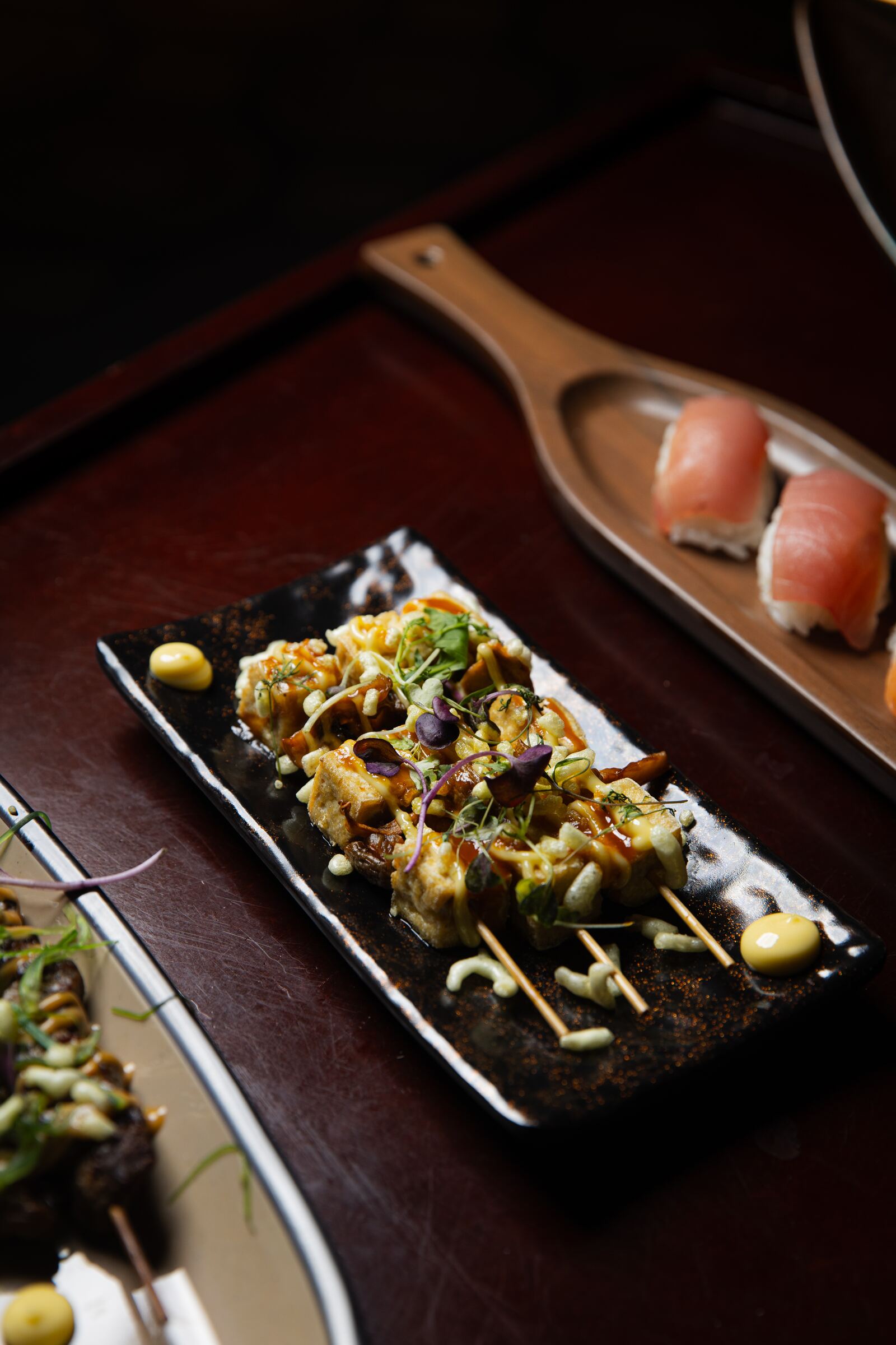 Rustige hoek van het restaurant van Anno Asia
